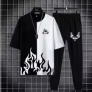 Black & White Printed T-Shirt