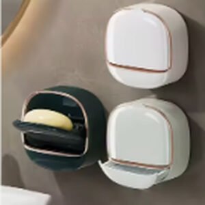 Waterproof Soap Holder with Drain Tray