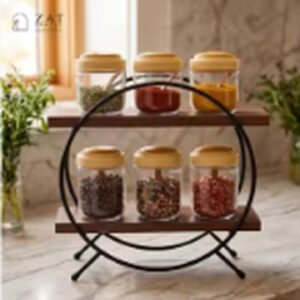 Wooden Kitchen Spice Rack