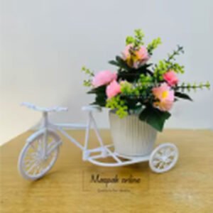 Mini Decorative Floral Bicycle with Flowers